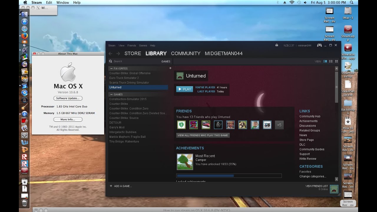 Games For Mac Os X 10.6.8